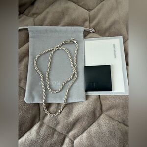 Hatton Labs Sterling Silver TWISTED ROPE CHAIN